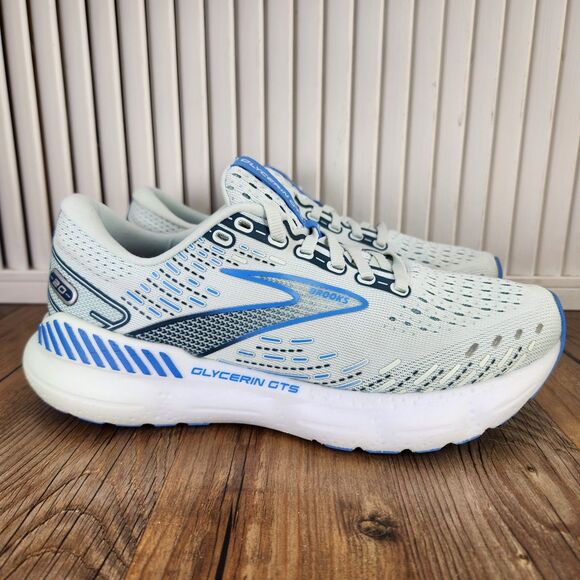Brooks Glycerin GTS 20 Womens Sz 7.5 Blue Glass Marina Running Shoes 1203701B494 - Picture 1 of 9